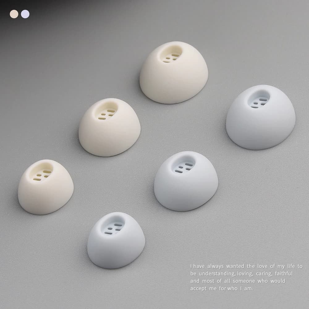 6 pezzi auricolari in silicone per OPPO ENCO Free4 auricolari True Wireless auricolari Enco Free 4 punte TWS cuffie tappi per le orecchie