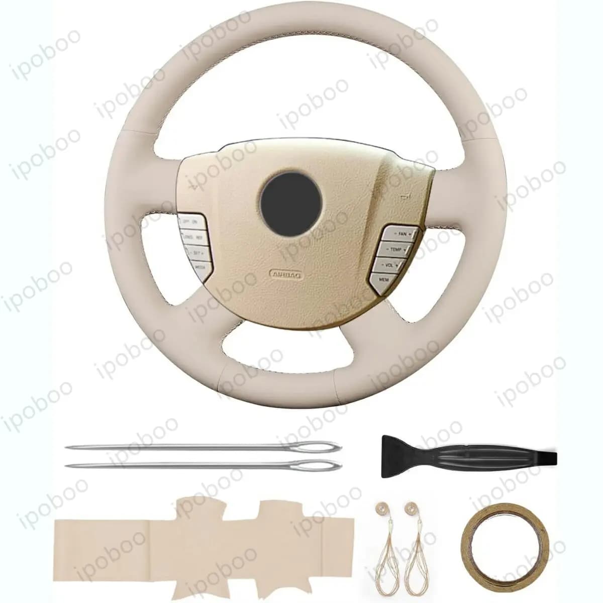 Coprivolante Cucito a Mano per Lincoln Aviator 2003
