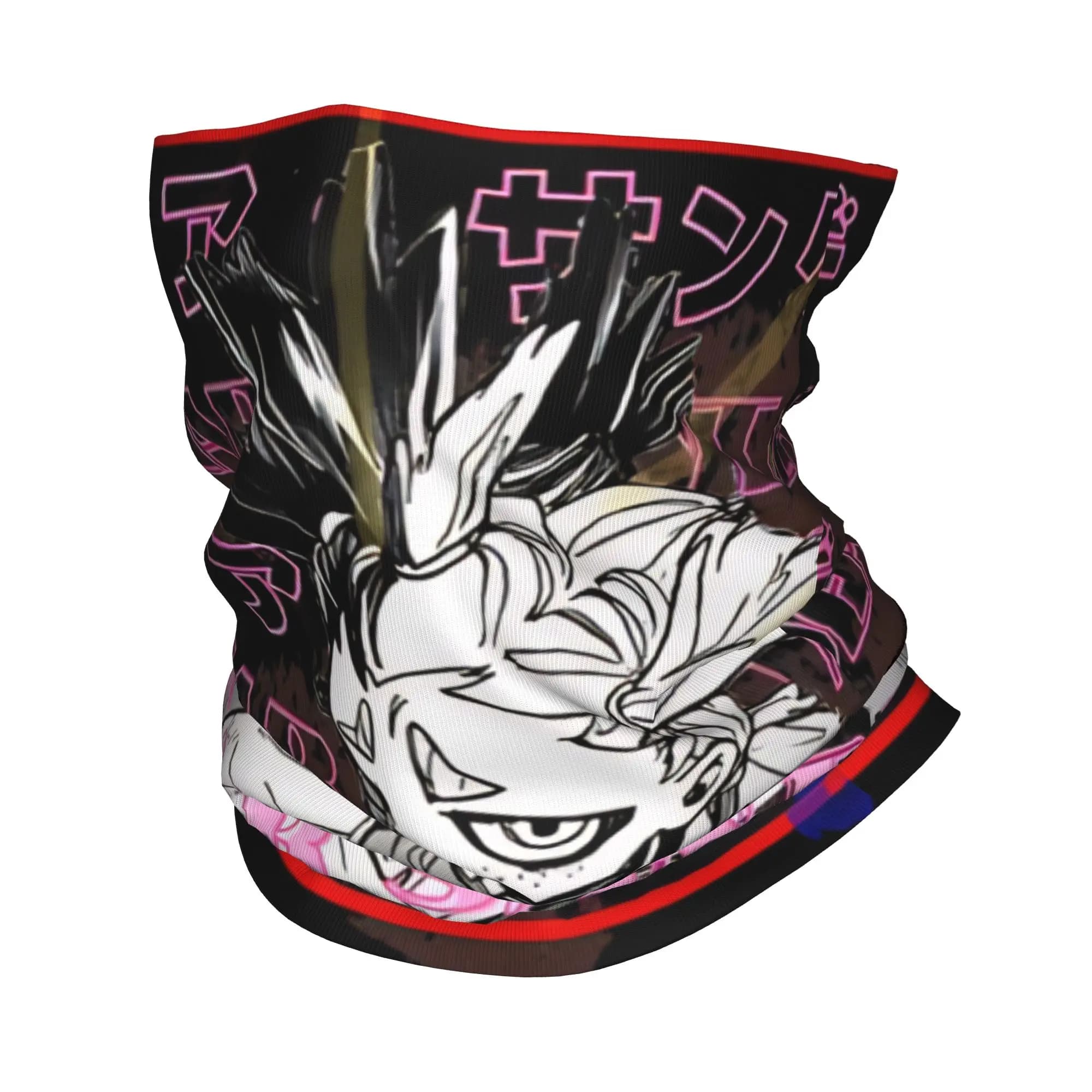 Dear Santa Gachiakuta Bandana Neck Gaiter Printed mask with scarf, multifunctional mask for hiking, unisex, for adults, windproof