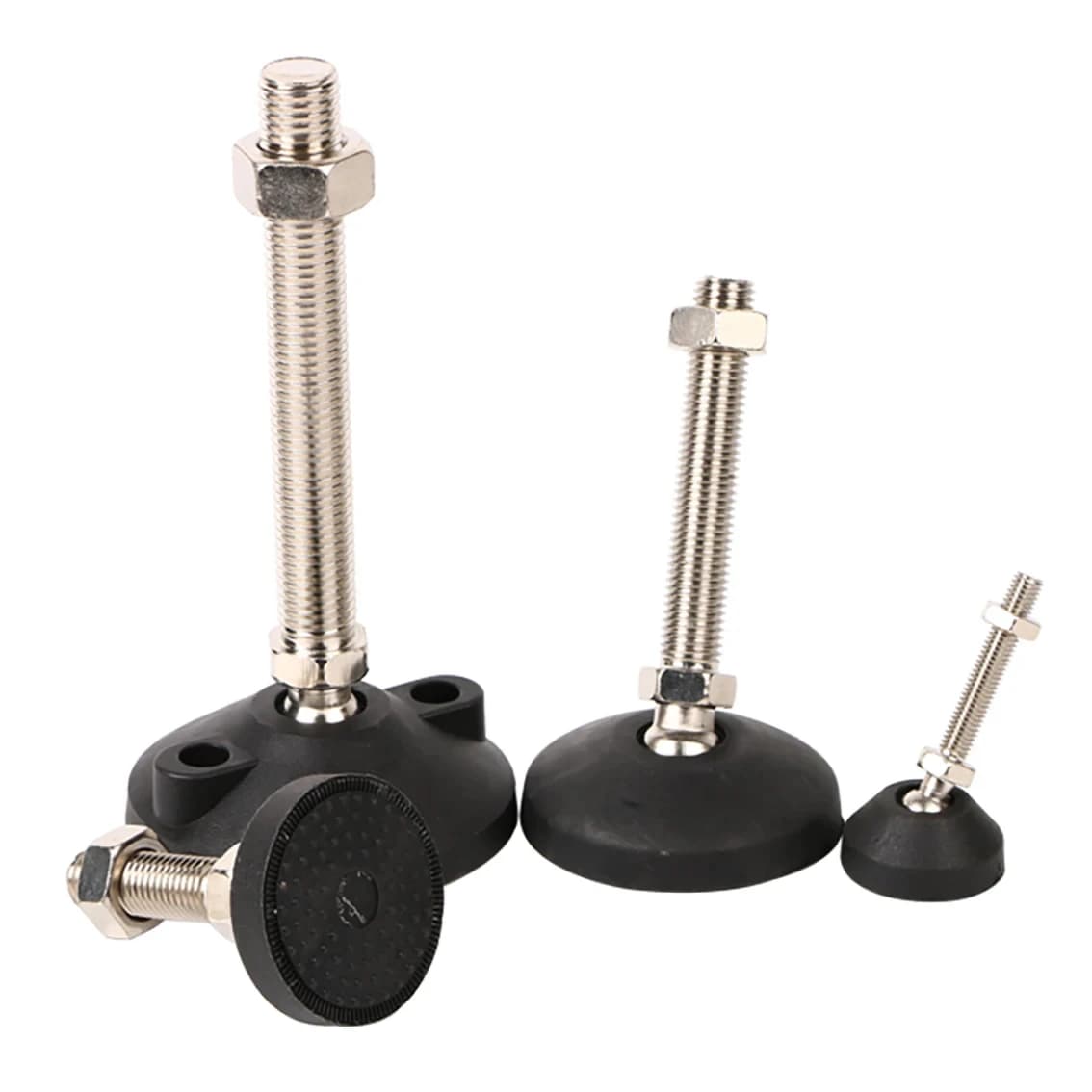 1PCS 304 In Acciaio Inox Nylon Rotante Regolabile Piede Tazza D40 D50 Mobili Regolabili Antiscivolo Ammortizzante Piedini di Livellamento