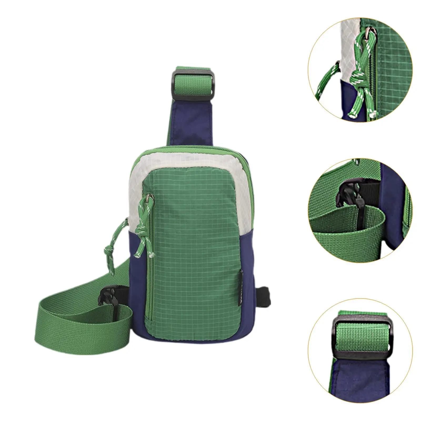 Small Chest Bag Utility Sling Bag Shoulder Belt for Running Outside Travel