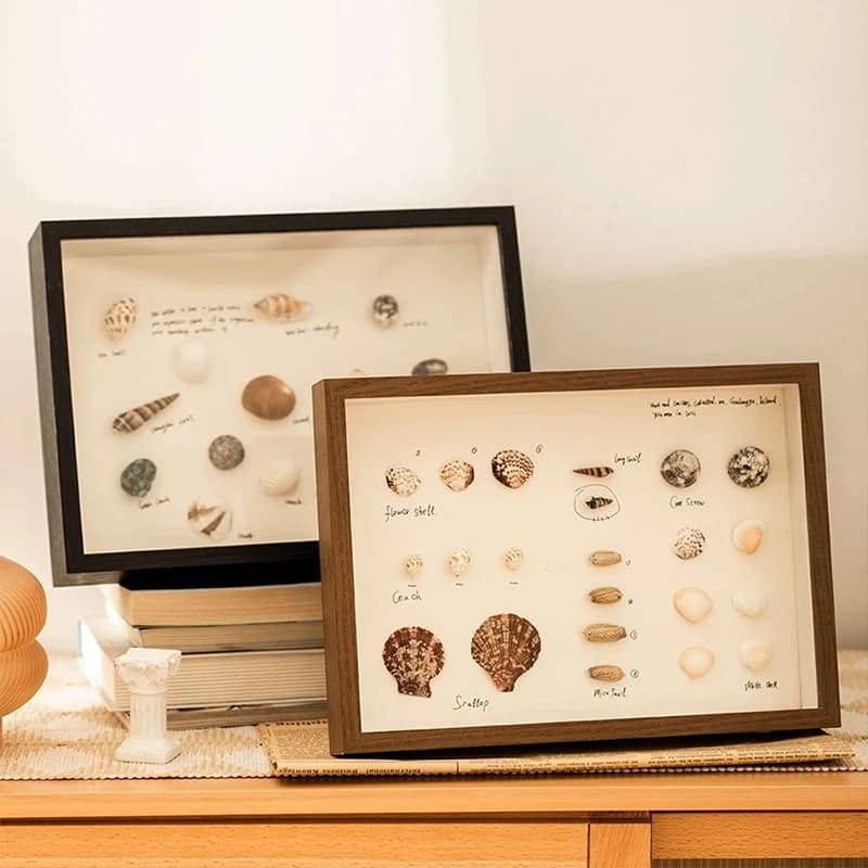 3D Photo Frame Depth 5cm Shadow Box Dried Flower Shells Specimen Handmade DIY Crafts Display Picture Frame Home Decor Wall Frame