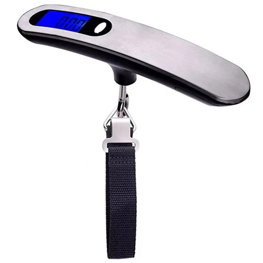 Bilancia per bagagli ad alta precisione 50kgx10g Bilancia elettronica digitale LCD Bilancia da viaggio con gancio per appendere Bilancia Bilancia digitale