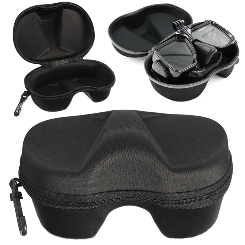 daNice daSlide Glass Storage Box, Diving Glass Case, Diving Mask, Snorkeling Hinge Case, for Underwater Swimming