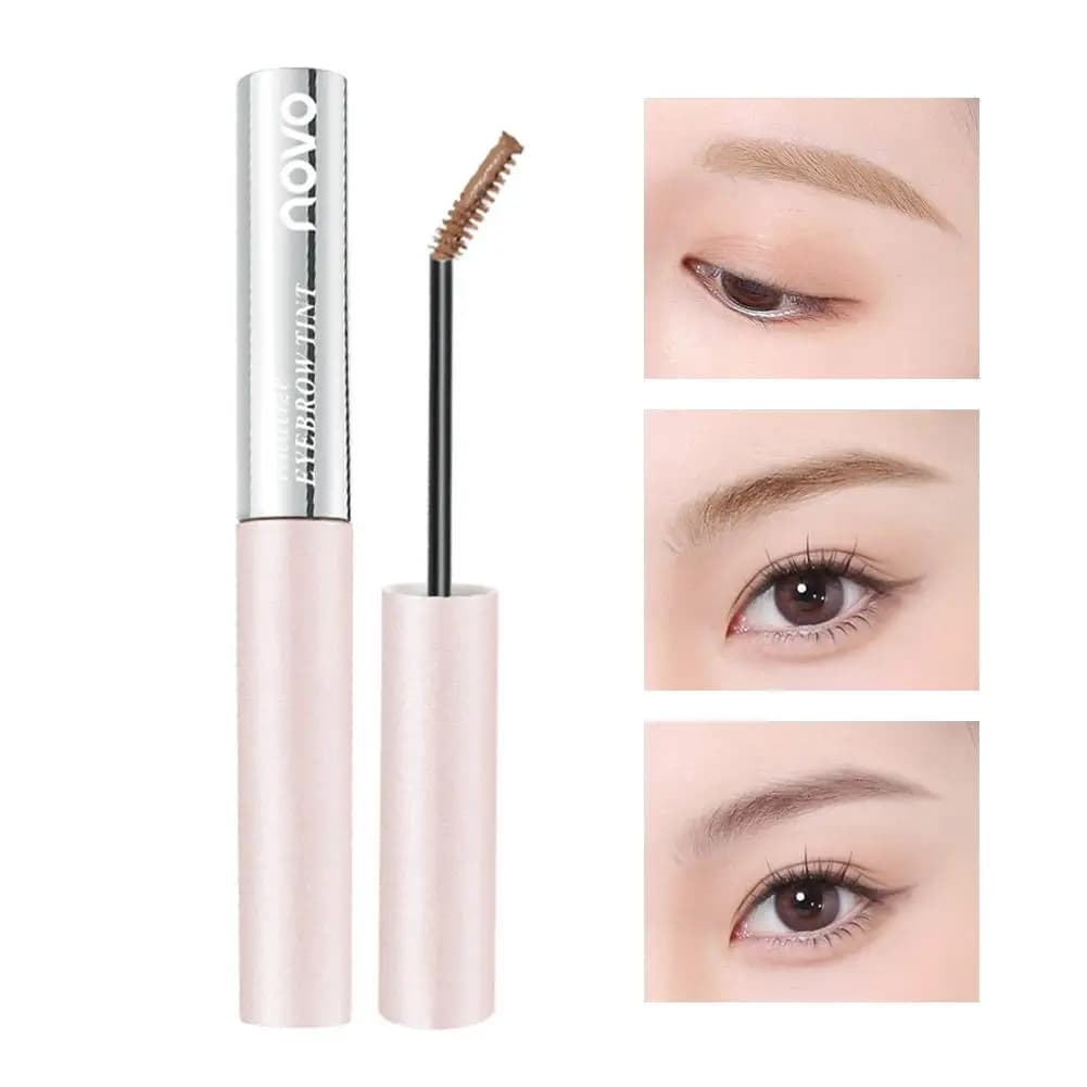 Tintura per sopracciglia Fibra di seta Curling Mascara Impermeabile Lunga durata Tintura ad asciugatura rapida Sopracciglio naturale Enhancer Gel colorante Trucco cosmetico