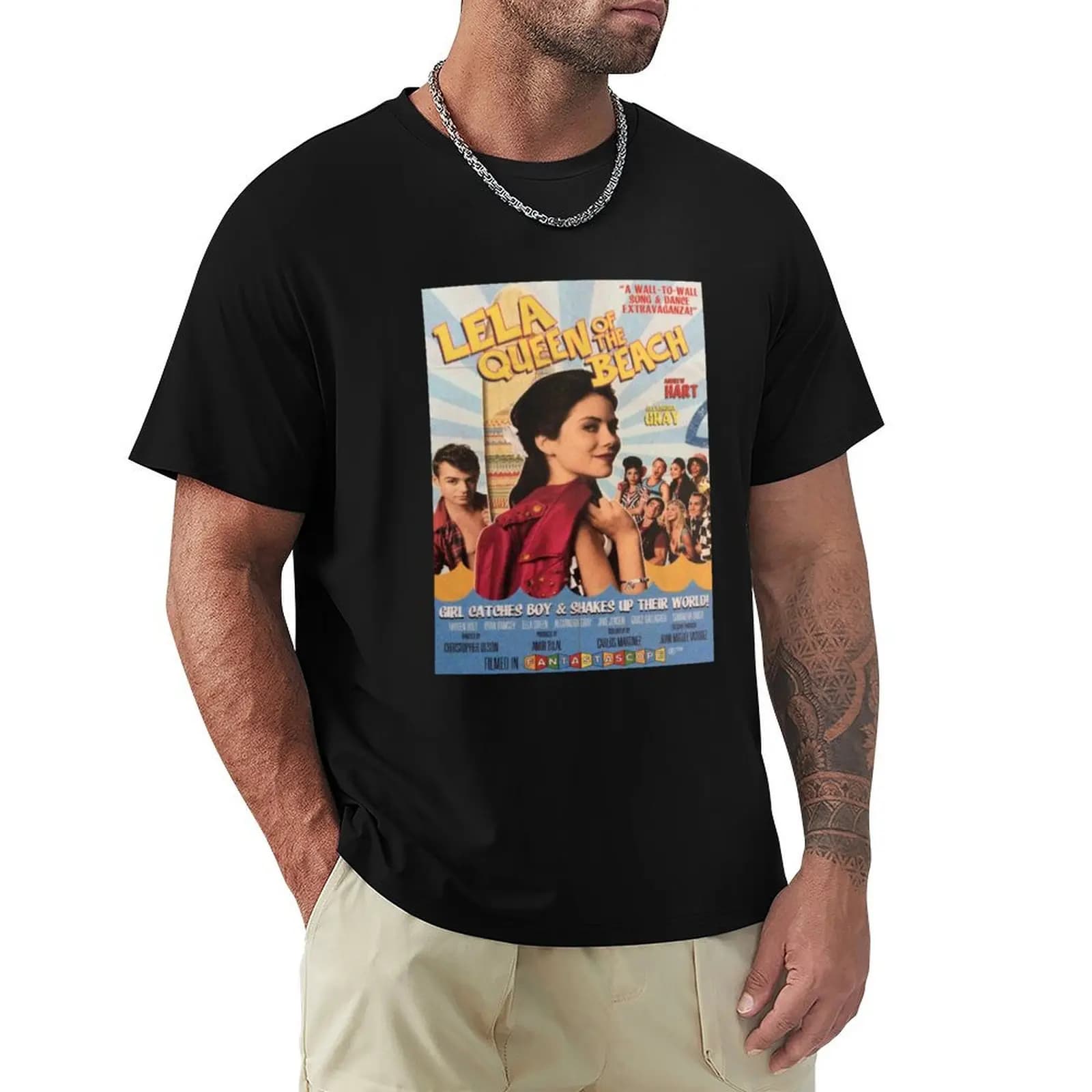 Lela Queen of the Beach T-Shirt Big and Tall Casual T-Shirt