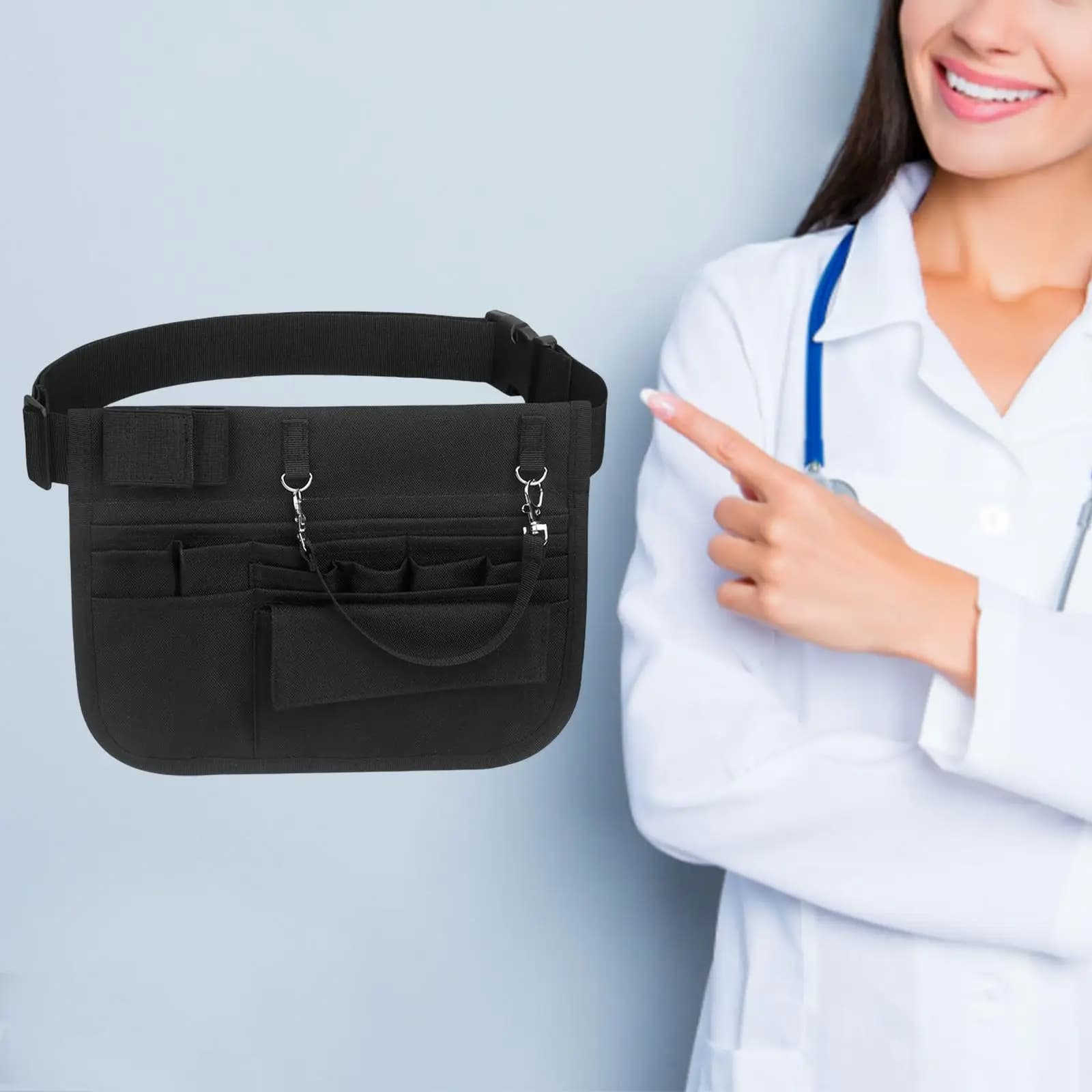 Waist Bag Adjustable with Belt Strap (Tools Not Included) for Supplies