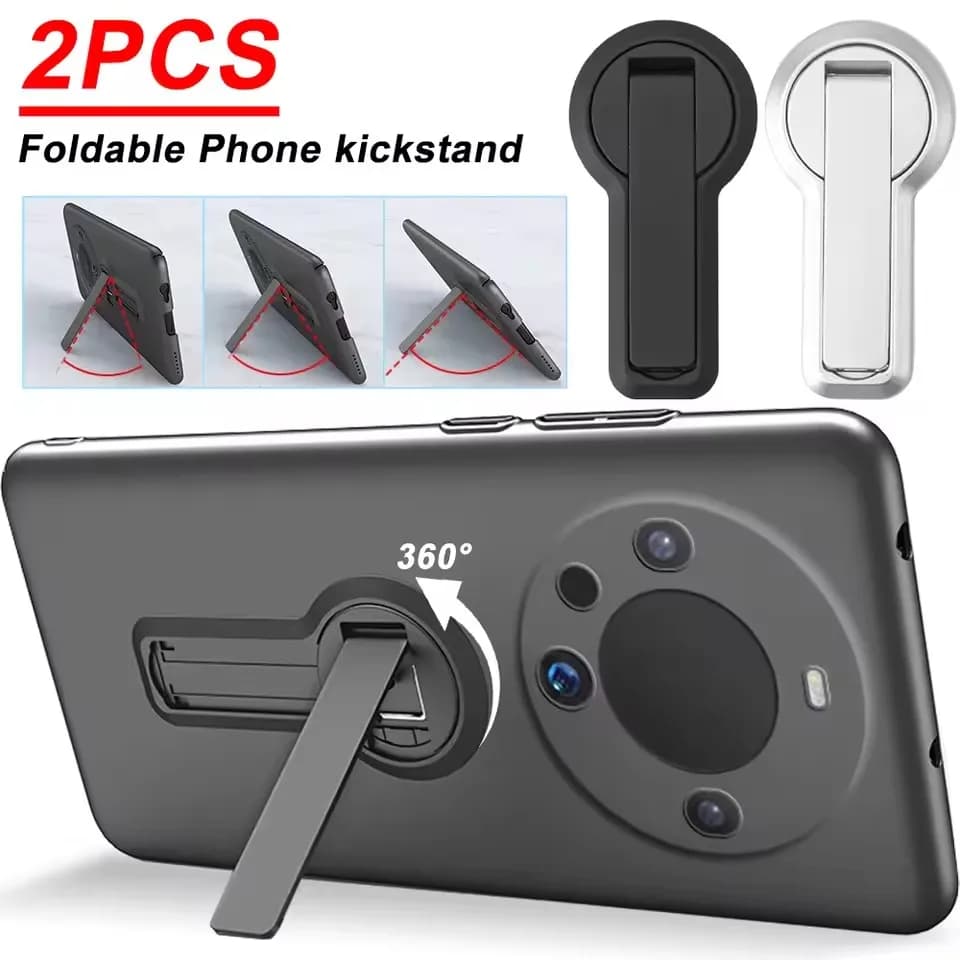 Portable Self Adhesive Phone Kickstand Ultra Thin Foldable Desktop Holder for iPhone Samsung Xiaomi Bracket Stand Kit