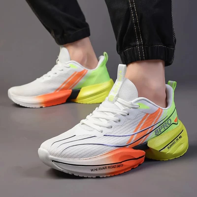 Men's Tennis Shoes Designer Fashionable Carbon Plate Sports Shoes Outdoor Soft Soled Mesh High Quality Running Shoes