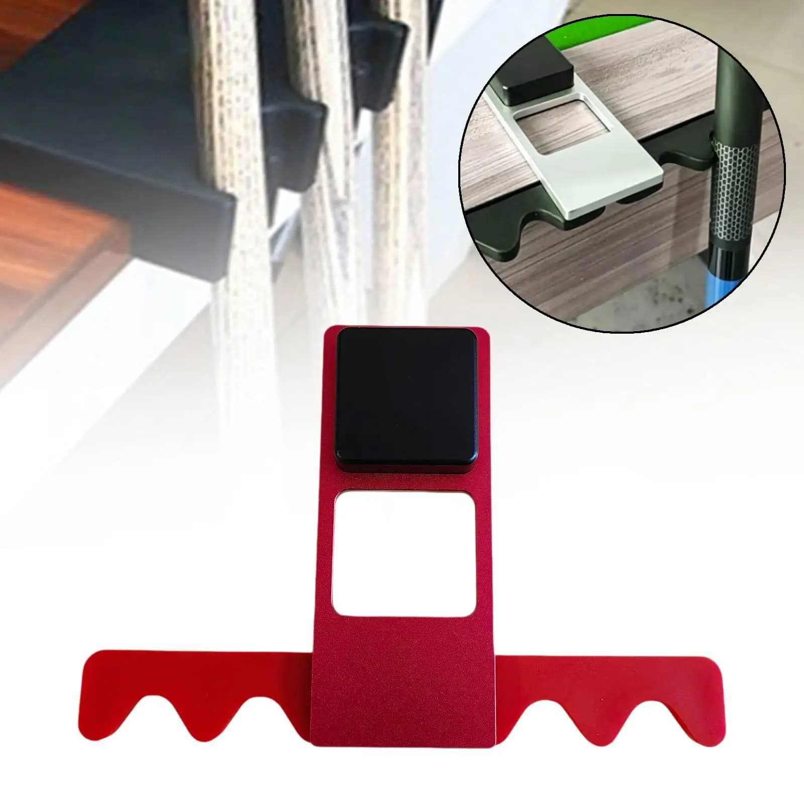 4 Slot Pool Cue Holder Organizer Portable Easy Installation Nonslip Gift Foldable Billiard Cue Rack for Sports Counter Indoor