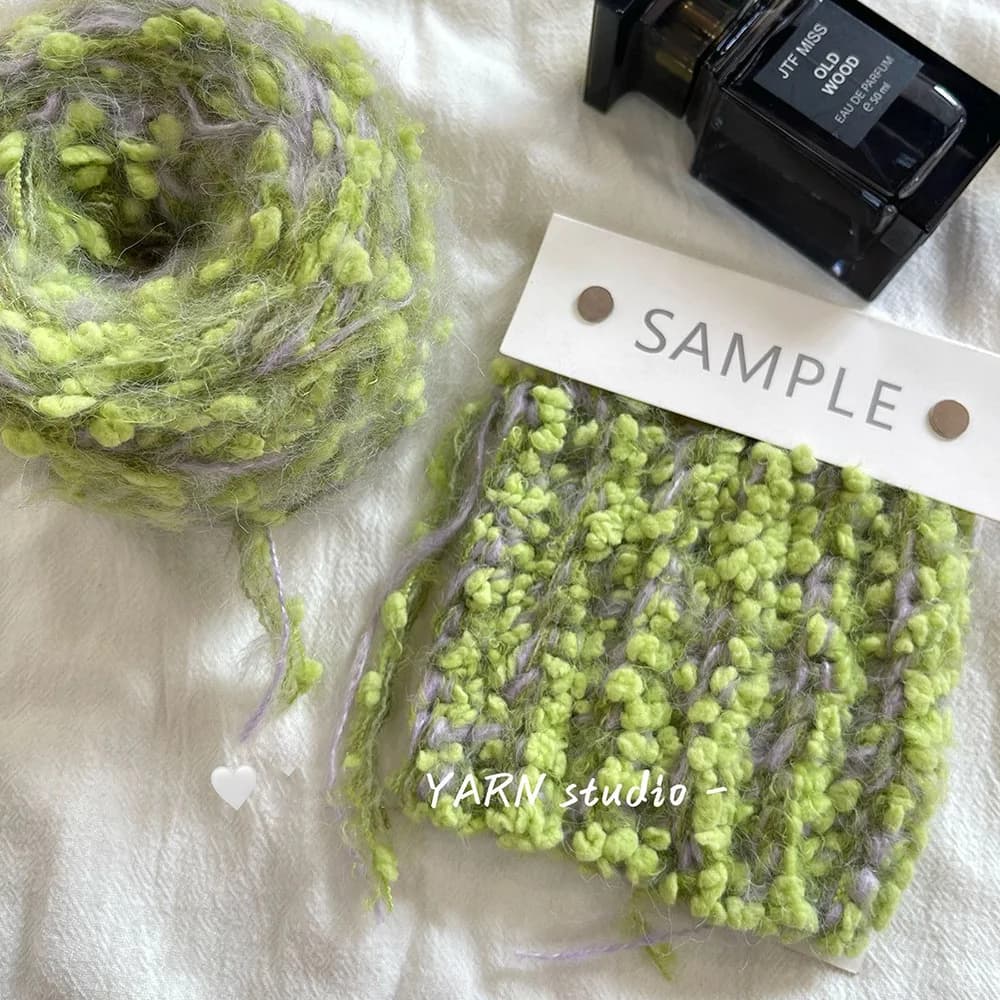 100g Wool Crochet Thread Yarn Retro DIY Hand Mixed Thread Knitting Scarf Bag Card Holder Multi-functional Decorative Thread Ball