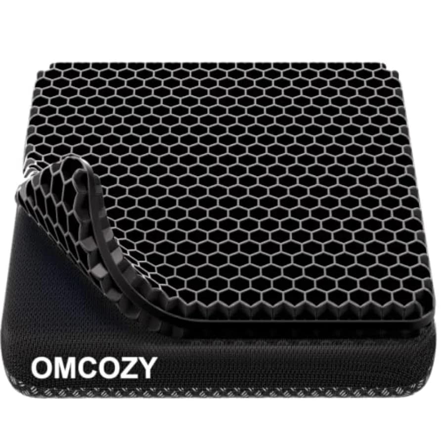 Gel Seat Cushion, Cooling Honeycomb Design for Office Chair Car Breathable honeycomb structure, effectively relieving pressure