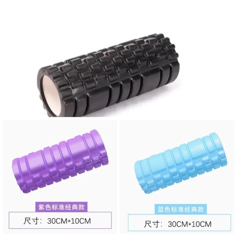 30 centimetri Yoga Colonna Schiuma Fitness Allenamento Muscolare Pilates Sport Massaggio Schiuma Rullo Griglia Trigger Point Terapia Palestra A Casa Esercizio