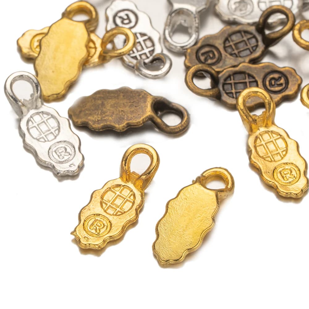 100Pcs Spoon Oval Earring Bails Blank Cabochon Base Charms Pendants For DIY Necklace Bracelet Jewelry Making Findings Accessorie