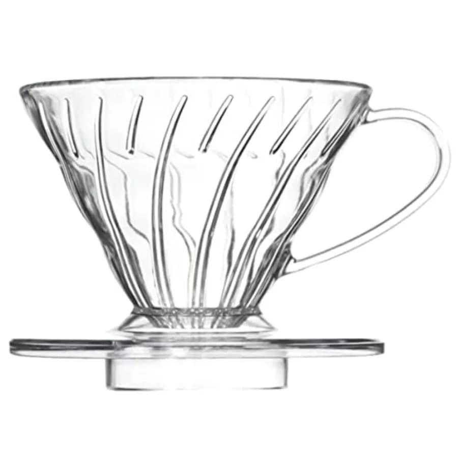 V 02 60° Cone Plastic Coffee Dripper, 1-4 Cups, Pour Over Coffee Maker, Reusable Coffee Filter Cup, Slow Brewing Accessories fo