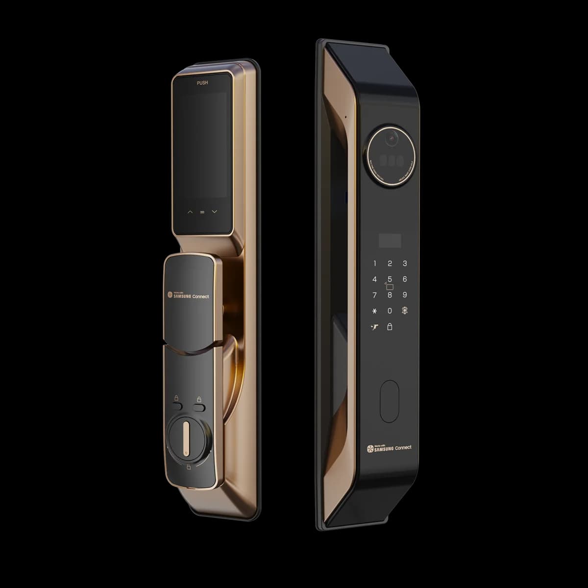 Serratura Elettronica Intelligente Samsung SP90 Max S con Riconoscimento Facciale e Impronta Digitale, Videocitofono con Telecamera