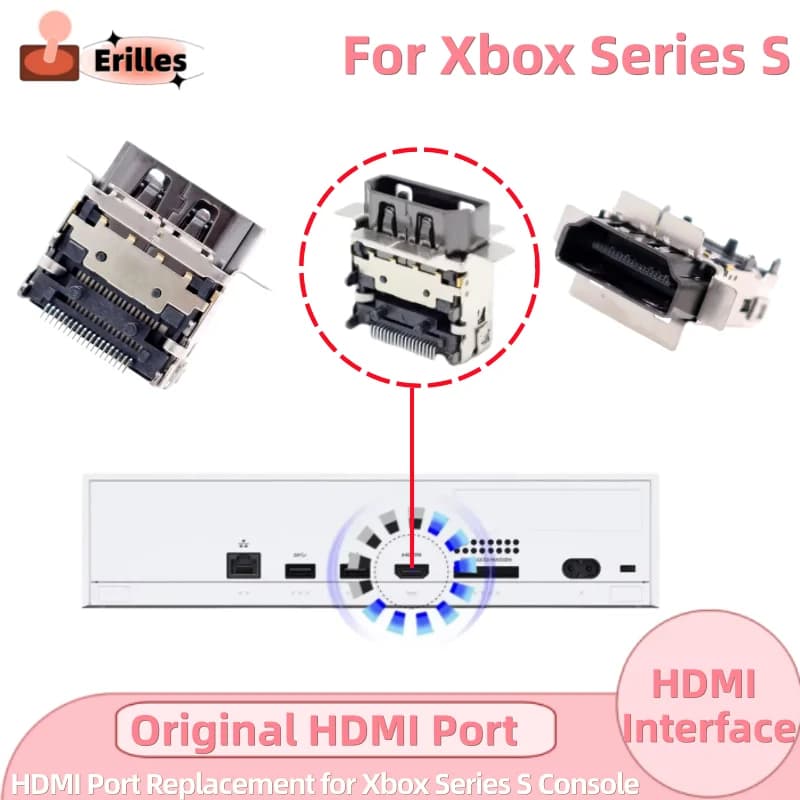 Sostituzione porta HDMI originale da 1 pezzo per console Xbox Series S - Accessori da gioco