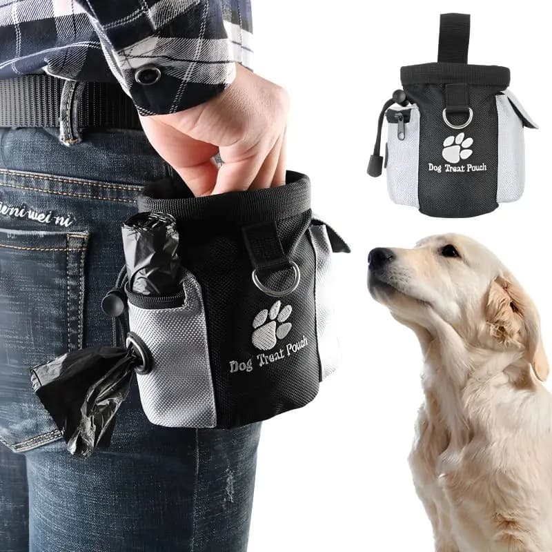 Multi-Functional Dog Training Waist Bag Pet Treats Therapy Fanny Pack Outdoor Reward Snack Carrier Comfortable Pet Bag
