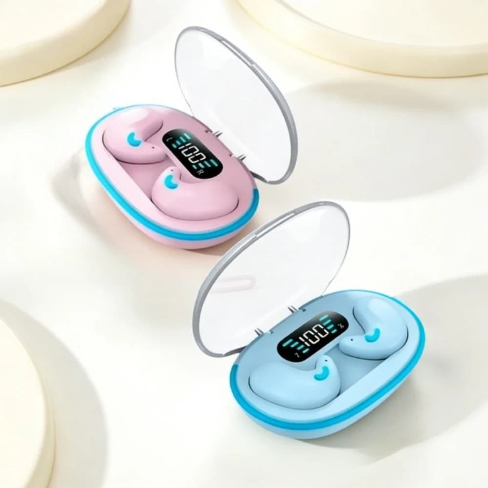 Auricolari X55 Wireless con Riduzione del Rumore per Sport, Giochi e Sonno, Cuffie Bluetooth