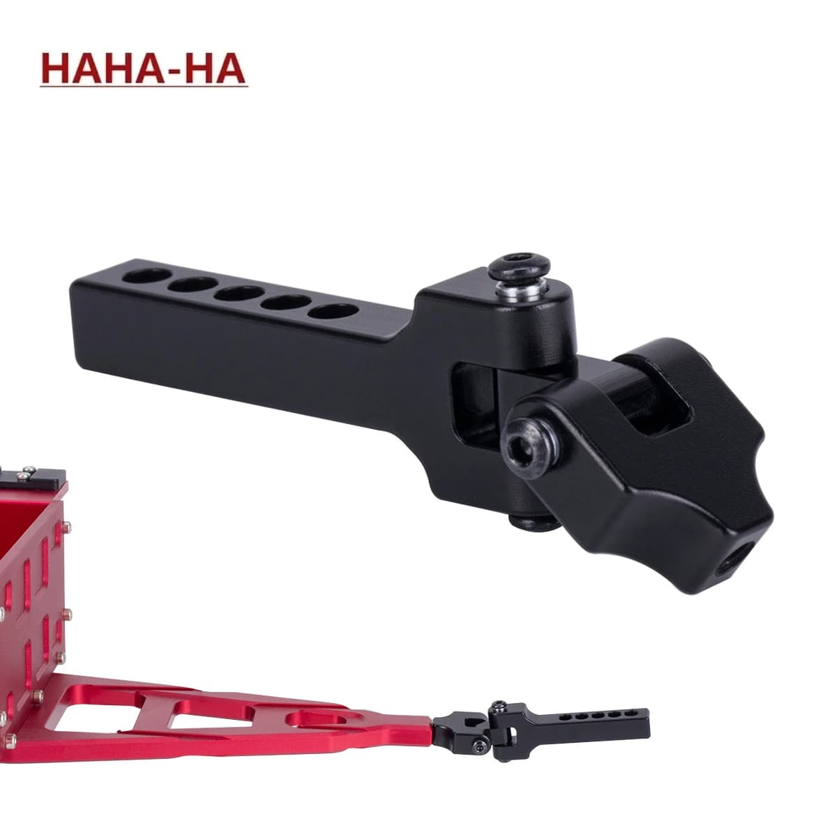 Gancio di traino per gancio di traino per rimorchio RC regolabile in alluminio per accessori per auto cingolate 1/10 SCX10 TRX4 TF2 CC01