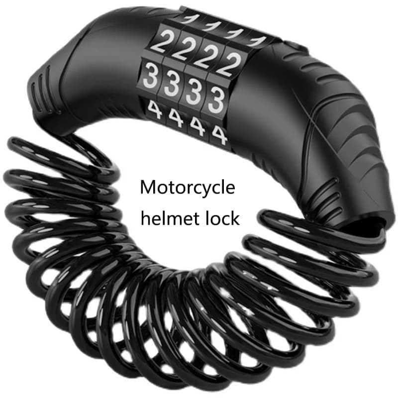 Lucchetto Universale Antifurto con Password, Serratura di Sicurezza Portatile per Bici Elettrica, Moto, Casco, MTB, Bicicletta da Strada