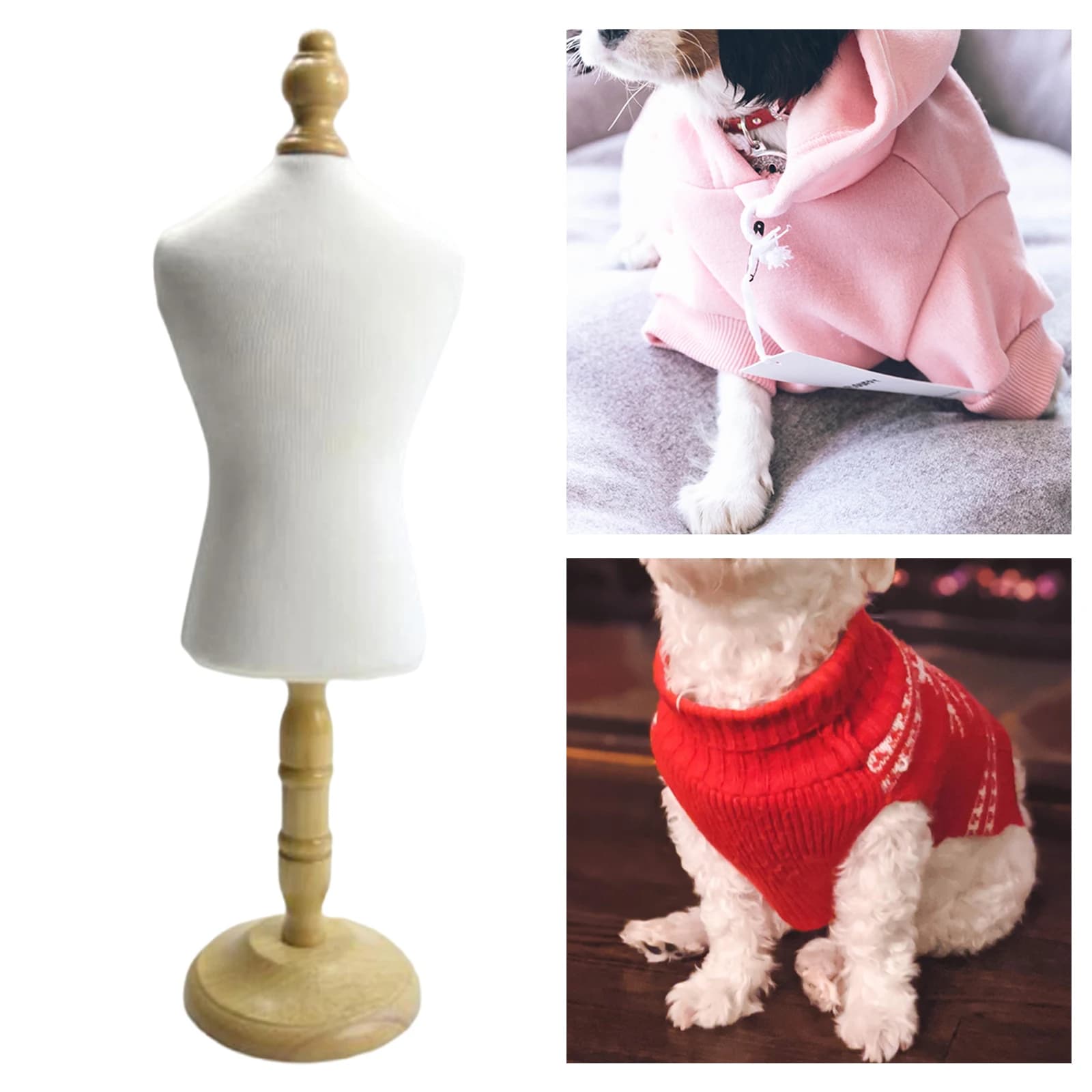 1 piece dress for dogs shape mannequin clothes hangers for pets cat clothes hangers clothing mannequin accessories for clothes display