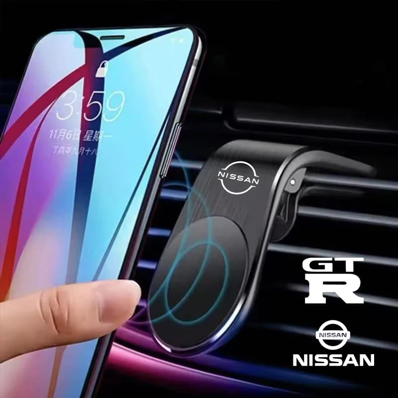 Supporto magnetico per telefono per auto nel supporto per telefono per auto con clip per Nissan Qashqai Juke Pulsar Sentra Altima Patrol Micra Rogue Almera