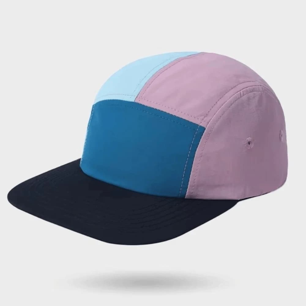 Casual Color Matching Baseball Cap Five-panel Flat Edge Cycling Sun Hat Quick-drying Breathable Flat Brim Hat Outdoor Hiking
