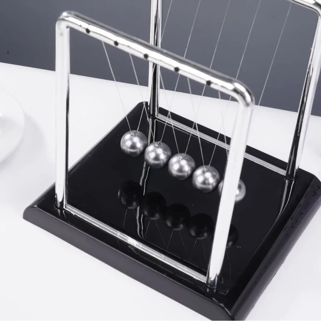 Newton's Cradle Balance Steel Ball Teaching Supplies Physics Science Pendulum Desktop Toys Stress Relief Gifts Home Decor