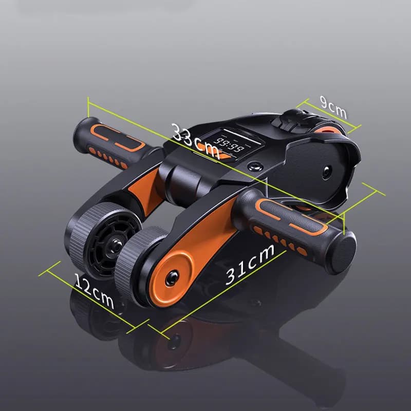 AB roller wheels for sliding doors with anti-slip handle Fitness exercises for home office gym
