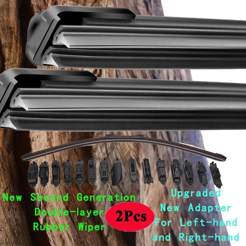 For BMW 5 Series E60 E61 2003~2010 Front Wiper Blades Rubber Strip Refill Windshield Auto Replacement Parts Cleaning Brushes