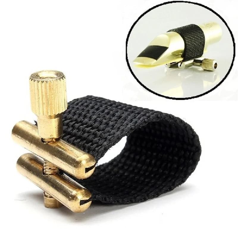 Fabric Ligature for Alto Saxophone Mouthpiece for Standard Sax Metal Mouthpiece Musical Instrustrents Alto Saxophone Mouthpiece