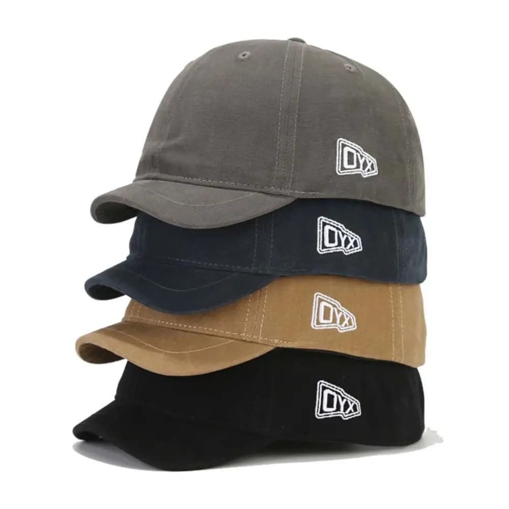 Embroidered Men Baseball Cap Sun Hat Peaked Cap Embroidery Letter Baseball Hat Short Hat Brim Baseball Hat Men