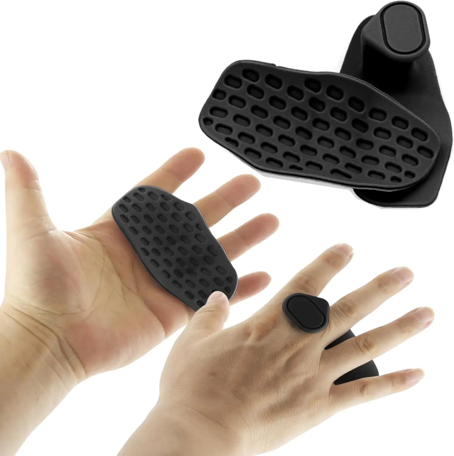 Rubber Anti-slip Gloves for Weight Lifting, Hand Protection for Men and Women