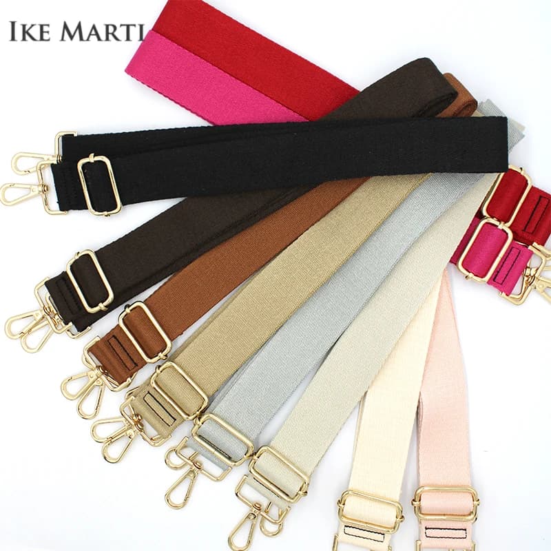 IKE MARTI 140 cm shoulder strap for shoulder bag in cotton fashion large shoulder strap for nylon bags women accessories messenger straps for bags