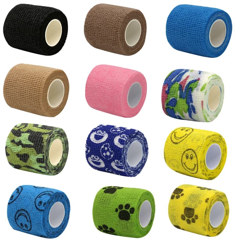 Nastro avvolgente per benda elastica autoadesiva sportiva colorata da 4,5 m Elastoplast per cuscinetti di supporto per ginocchio, dito, caviglia, palmo, spalla