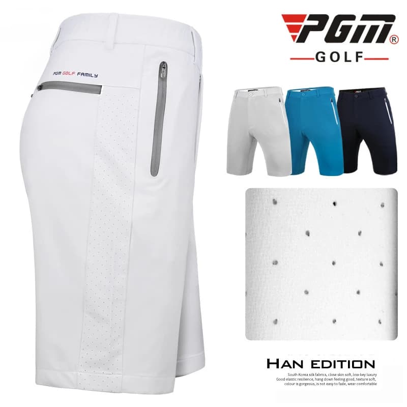 Pantaloncini da Golf PGM pantaloncini sportivi da uomo pantaloncini elasticizzati lato comodo traspirante corto abbigliamento sportivo all'aperto