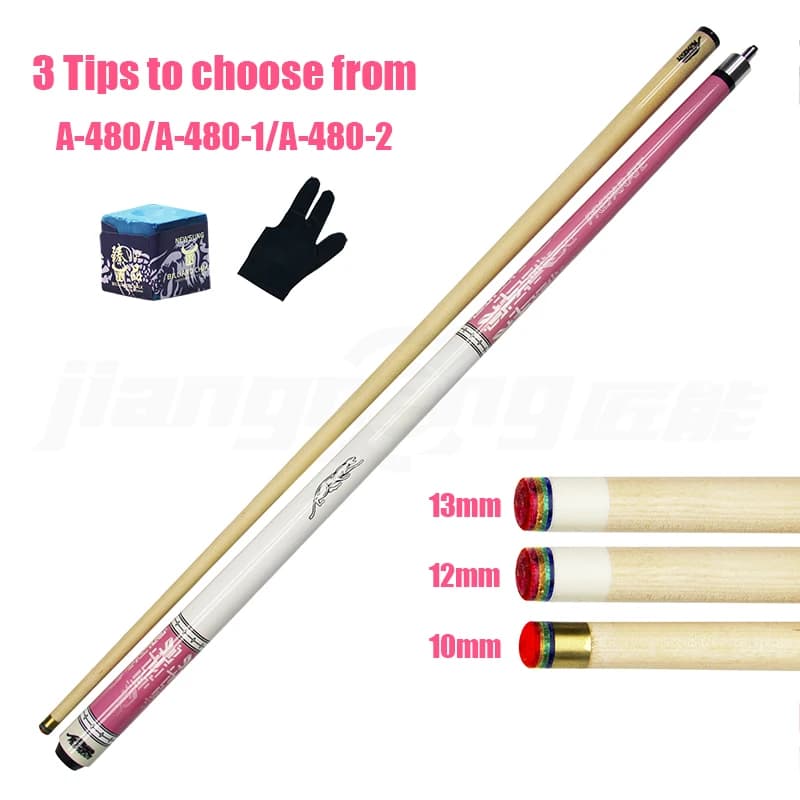 Stecca da biliardo con stampa leopardata rosa Albero in acero americano 10/12/13mm 8/9 Carom Snooker Ball San Valentino Edizione limitata per ragazze