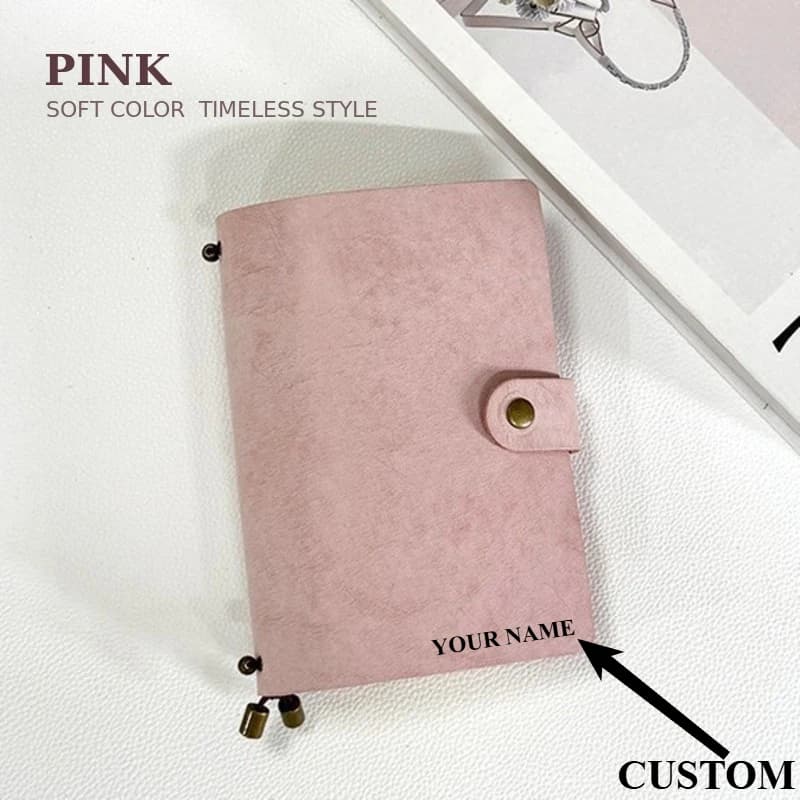 Vegetable Tanned Leather Women Traveler Notebook Minimalist TN Journal Travel Diary Planner Genuine Leather Custom Engraving