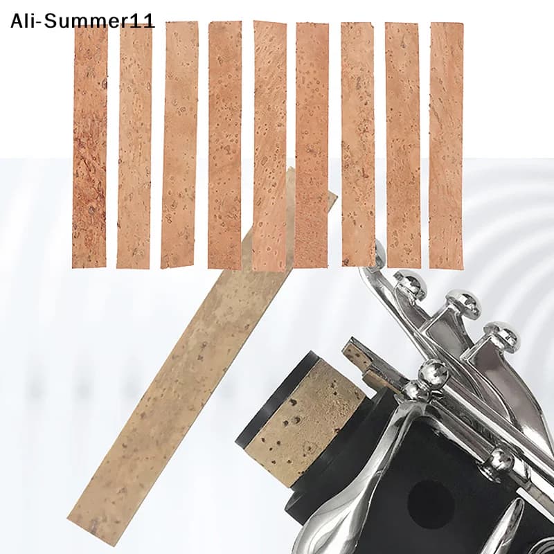 【1a1】ODA10-10 Pcs Clarinet Cork Saxophones Clarinet Neck Cork Joint Sheets for Saxophones Musical Instruments Accessories