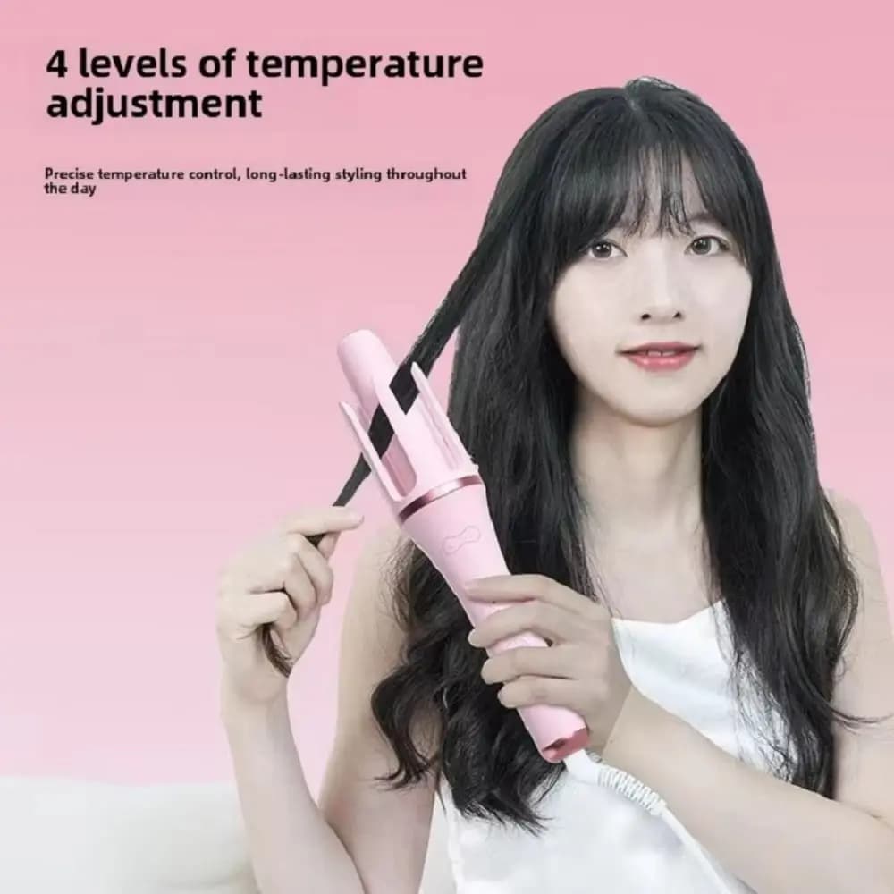 Anti-Scald Automatic Hair Curler Rotating 32MM Curling Iron Adjustable Gear Non Damaging Hair Hair Curling Machine Women