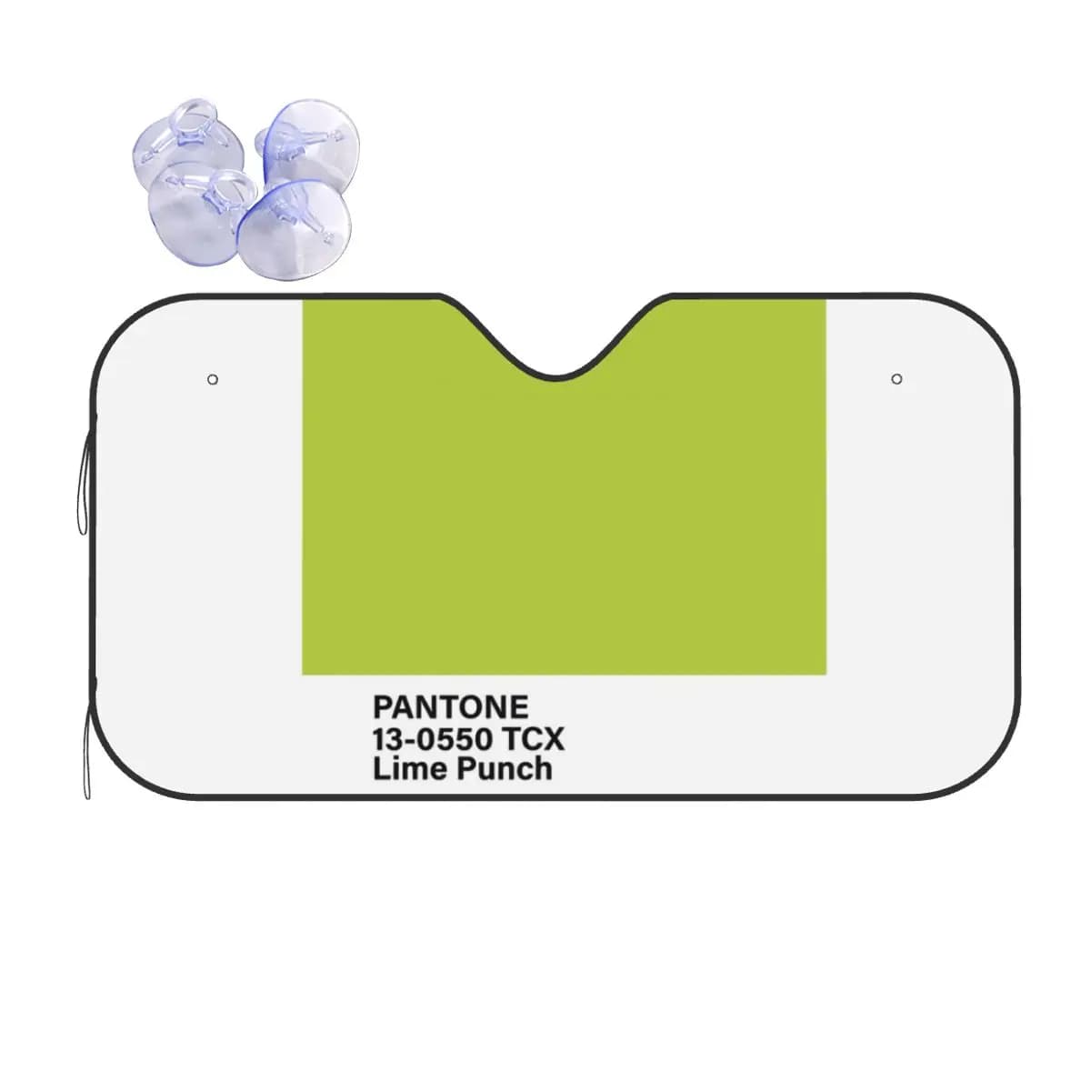 Pantone 13-0550 TCX Lime Punch Parasole Parabrezza Auto Parabrezza Anteriore Finestra Visiera parasole Accessori Coperture