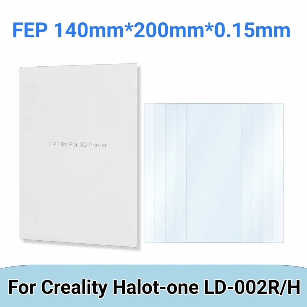 5 Pieces Film FEP Release Film 200x140x0,15mm For Creality Halot-one/LD-002R/LD-002H Accessories 3D LCD Printer Parts SLA DLP