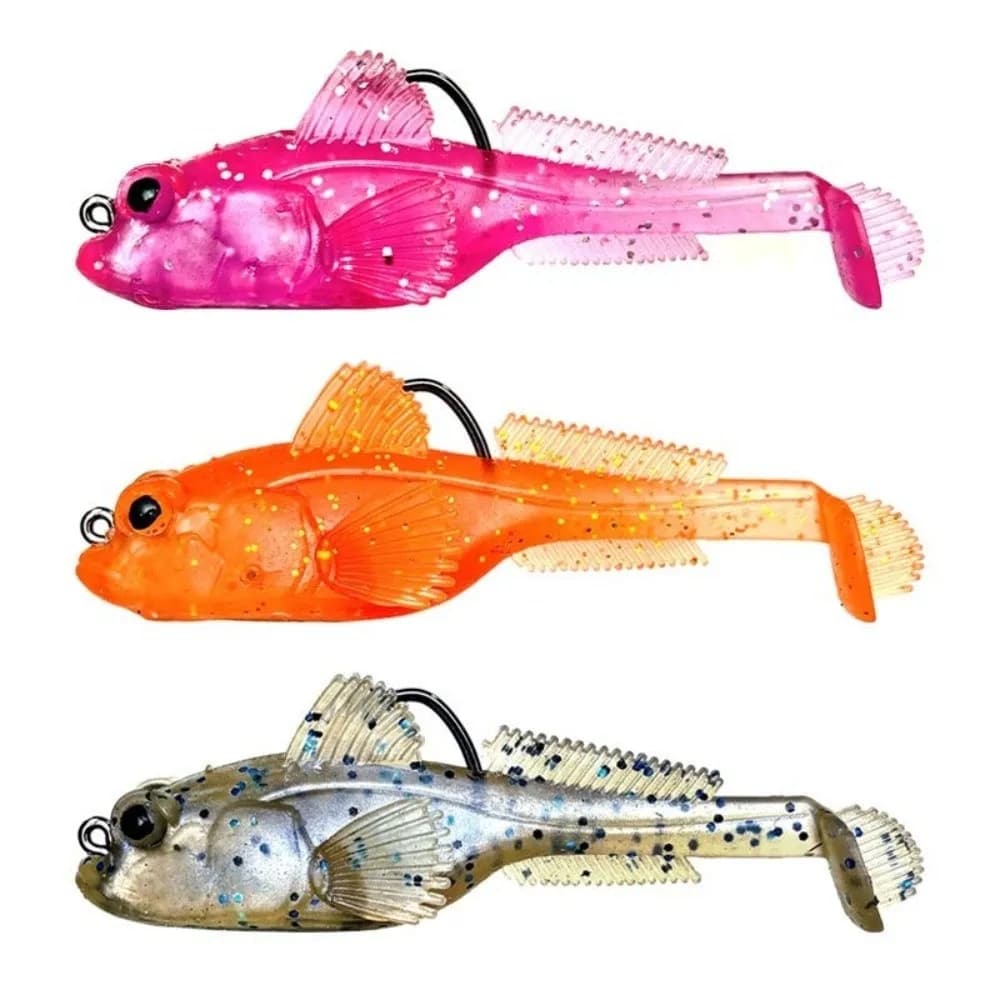 2 pcs 9g Silicone Weight Goby Recall Jig Gancio 12g Weight We Loose Soft Soft Material Soft Tapered Swimbaits Freshwater Fishing
