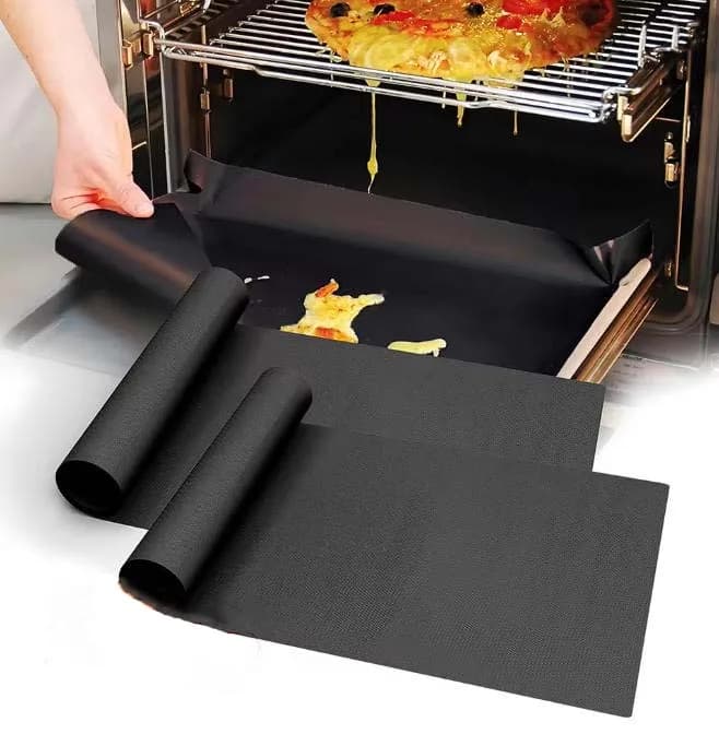 Non-Stick Oven Bottom Liners Reusable Barbecue Grill Mats Kitchen Toaster Liner Air Fryer Cooking Heat Resistant Baking Paper