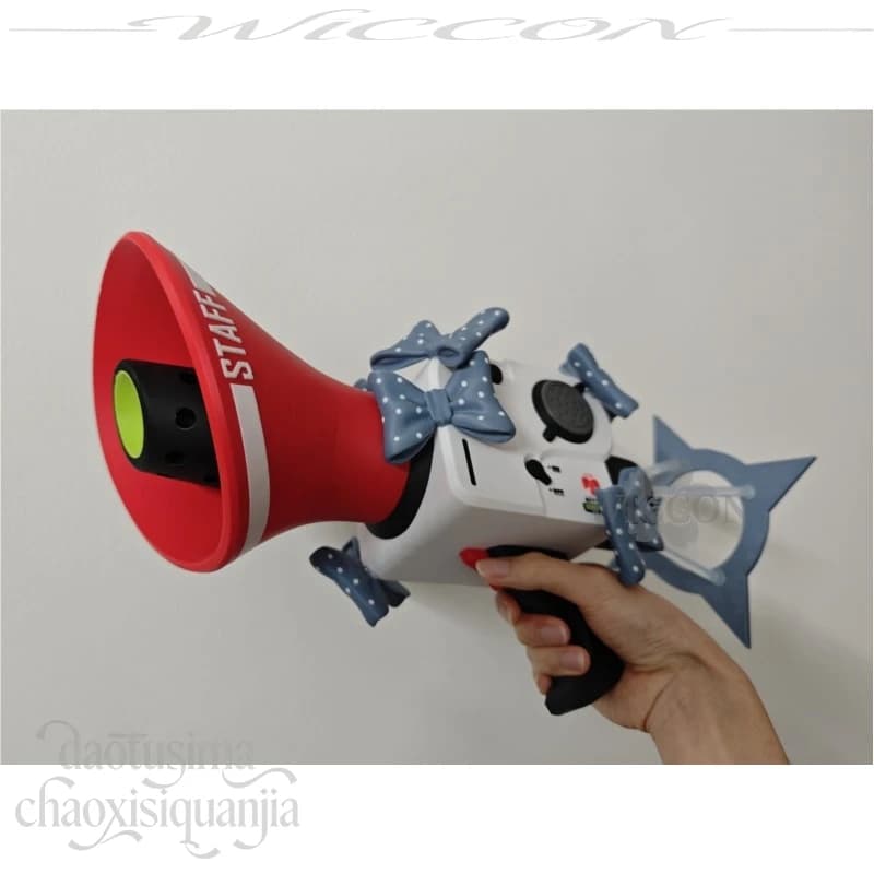 Sunna Red Fake Loudspeaker 3D Polylactic Acid Props Accessories Zenless Zone Zero Afternoon Tea Break Cosplay Navidad Carnaval