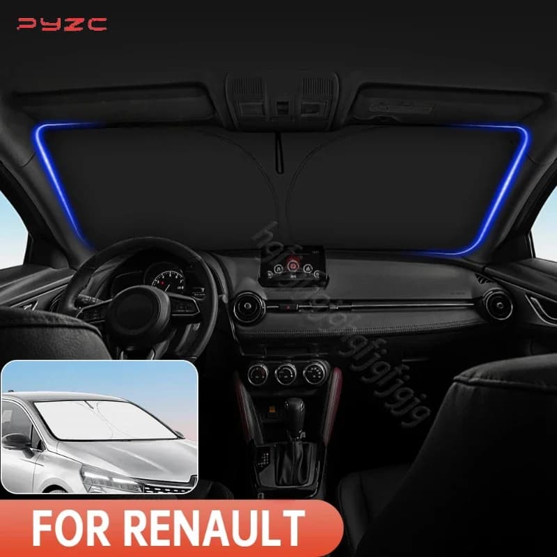 Parasole per Parabrezza Auto Renault Clio 2 3 4 5 2015-2021 2022 2023, Copertura Anteriore, Accessori Interni per Auto