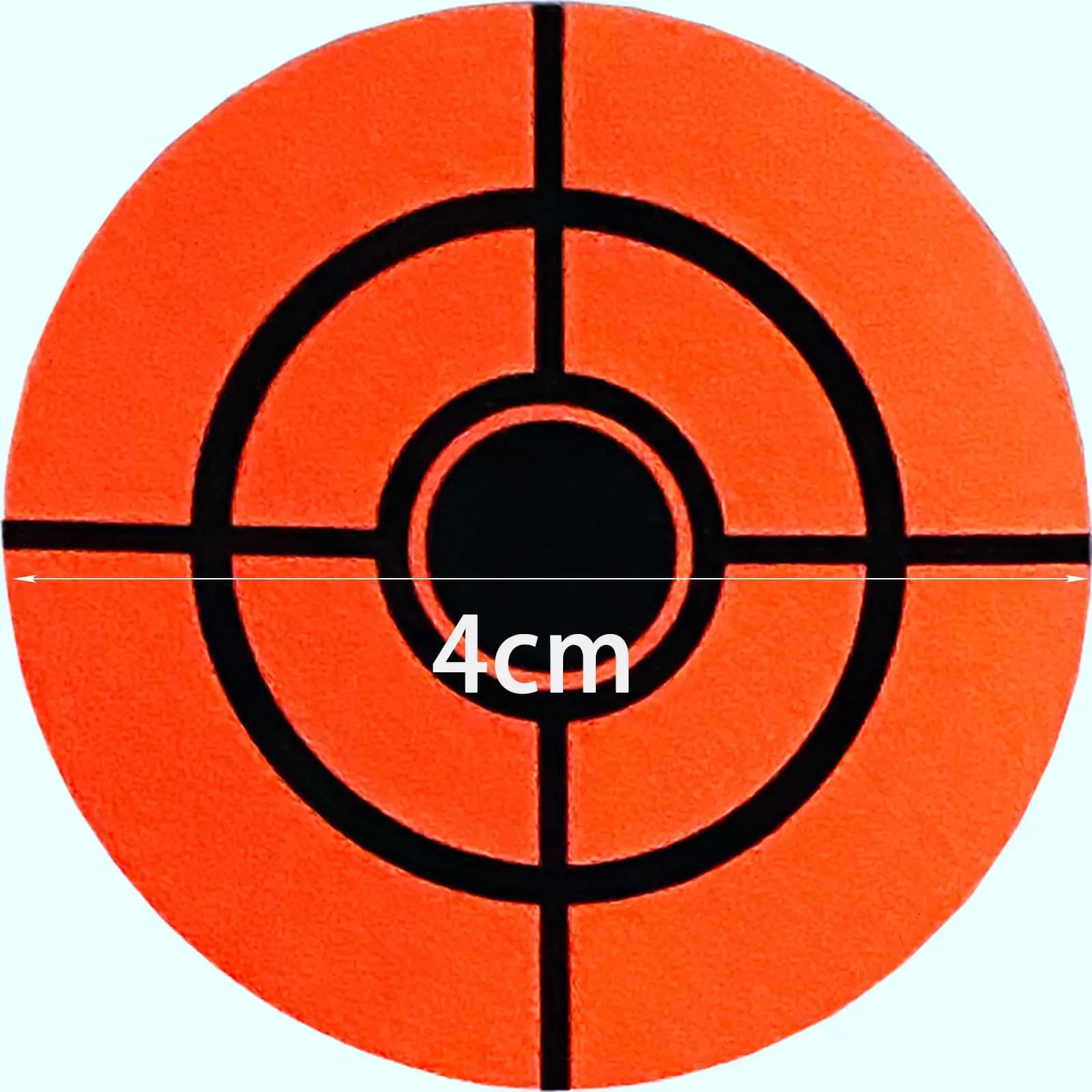 Adhesive Splash Paper Targets Fluorescent Reactive 4cm Sticker Dots Archery Target Sheets for Indoor Range and Outdoor Practice