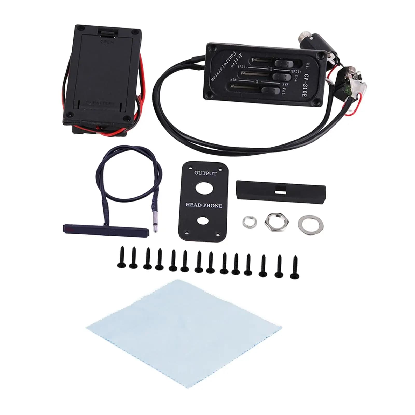 Violin Pickup Microphone Pick up,Musical Instrument Accessories,EQ Equalizer for Mandolin,Banjo Harp Ukulele Acoustic Guitars