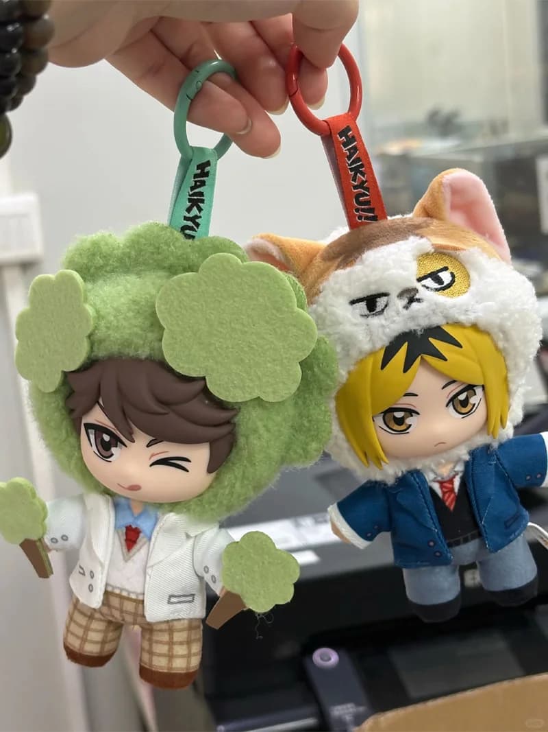 [Preordine] Autentico Haikyuu!! Ciondolo Peluche Mascotte Blind Box, Figurina Trendy in Vinile, Giocattolo di Hinata Shoyo, Kuroo Tetsuro, Kozume Kenma